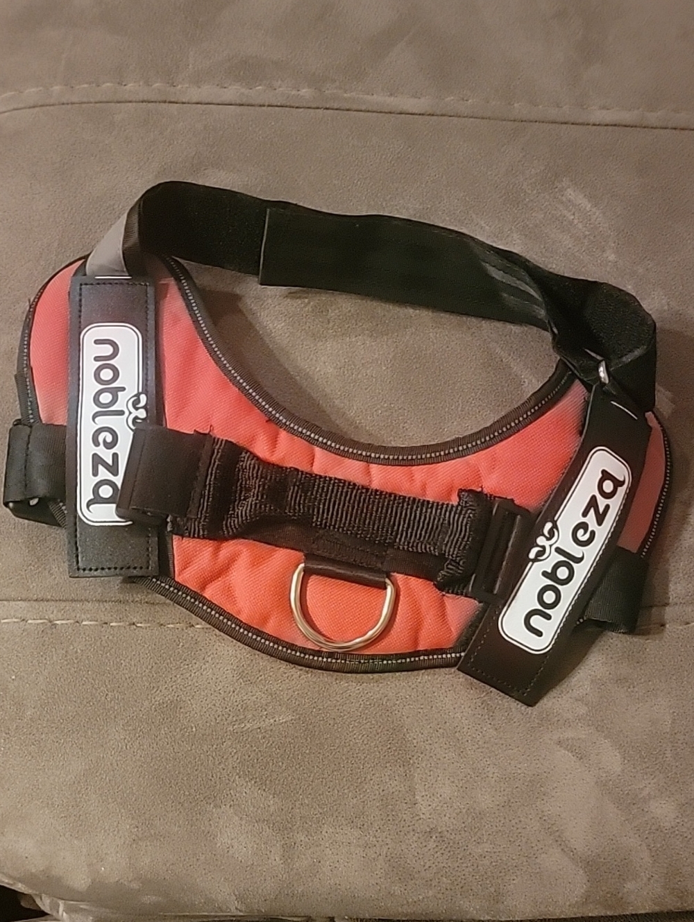 Nobleza Red Dog Harness with D-Ring Size Med New